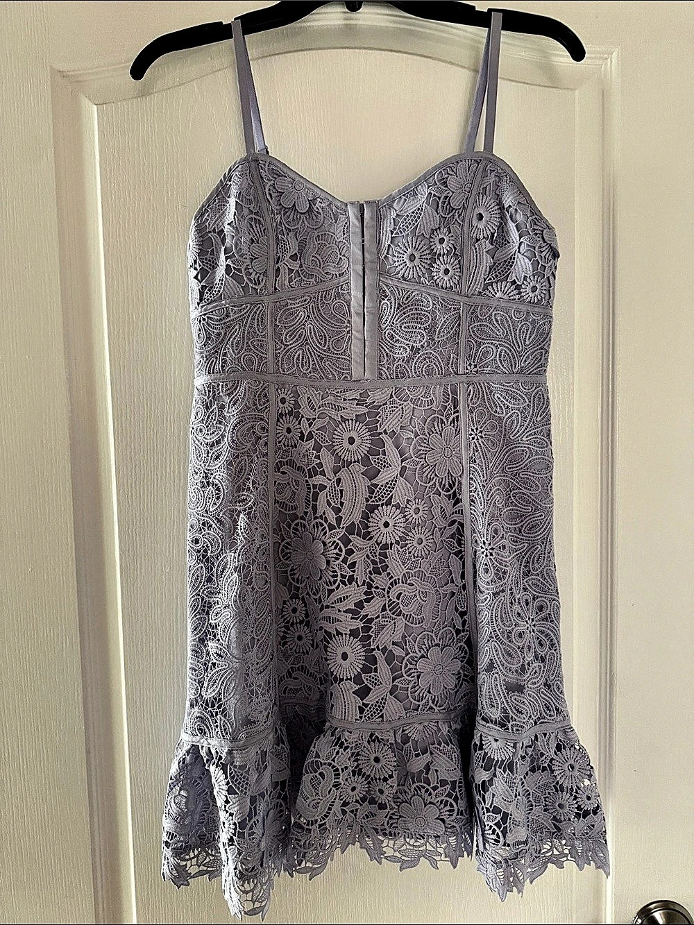 French Connection Floral Lace Mini Dress Size 6